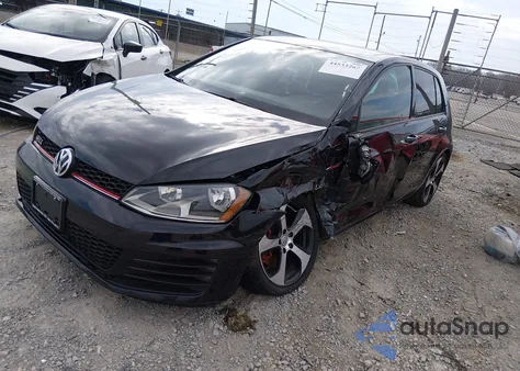 2015 Volkswagen Golf Gti 2.0T Se 4-Door из США, поврежденный, VIN 3VW4T7AUXFM037580